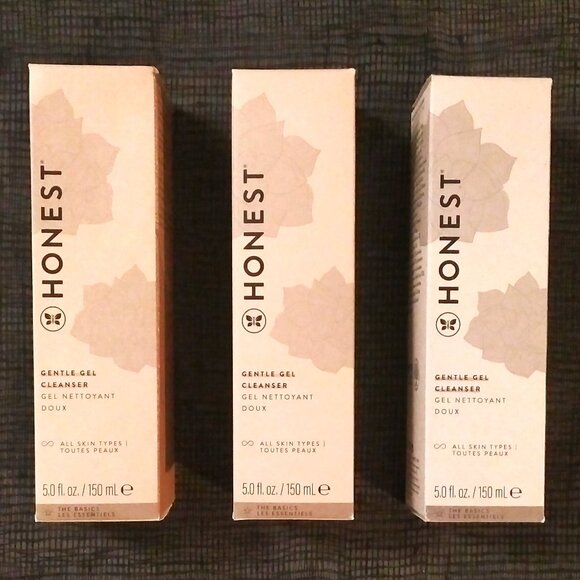 NEW IN BOX Lot Of (3) HONEST BEAUTY Gentle Gel Cleanser (5 oz / 150ml) Face Wash - Picture 1 of 2